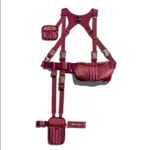 adidas x IVY PARK harness bag in maroon